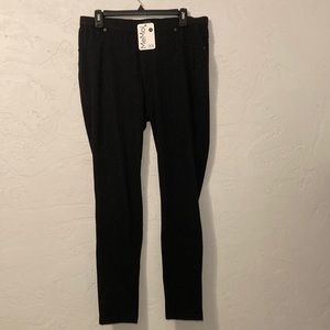 Memoí Black Chino Leggings